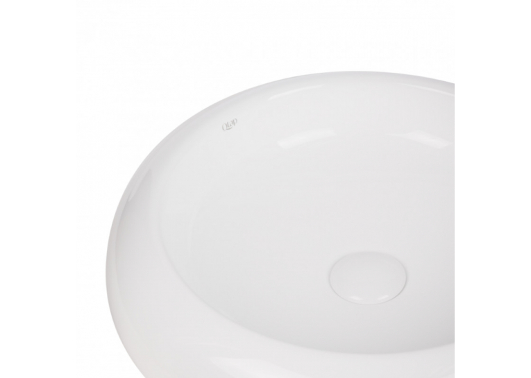Раковина-чаша Qtap Robin 46x46x10 White с донным клапаном QT13113062W