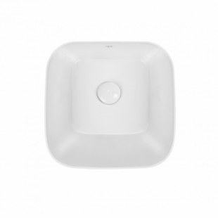 Раковина-чаша Qtap Scorpio 35x39x12 White с донным клапаном QT14112241W