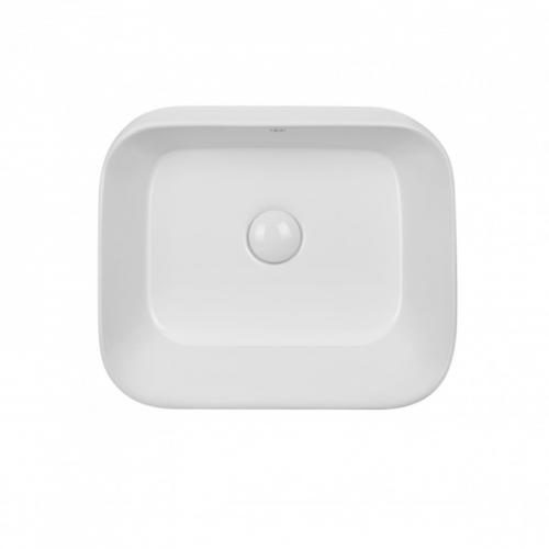 Раковина-чаша Qtap Scorpio 45x39x12 White с донным клапаном QT14112242W