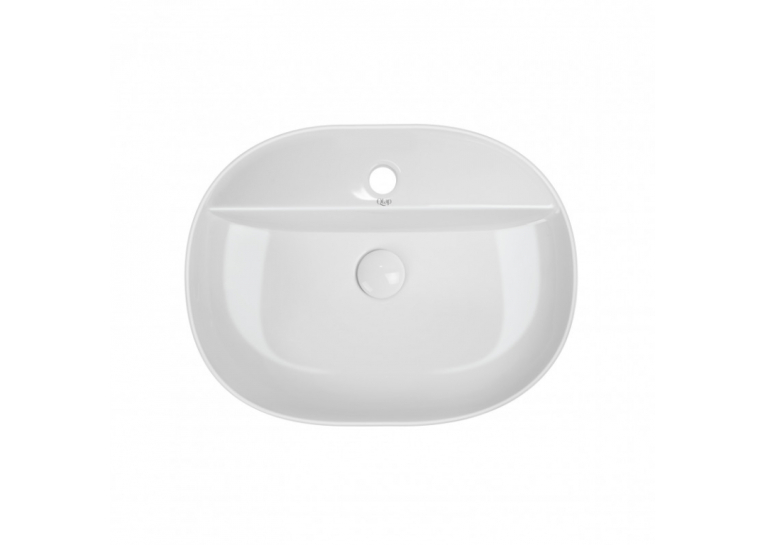  Раковина-чаша Qtap Scorpio 50,5x38,5x12 White з донним клапаном QT14112202W