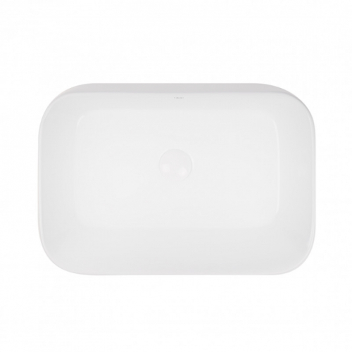 Раковина-чаша Qtap Scorpio 55x39x12 White с донным клапаном QT14112243W