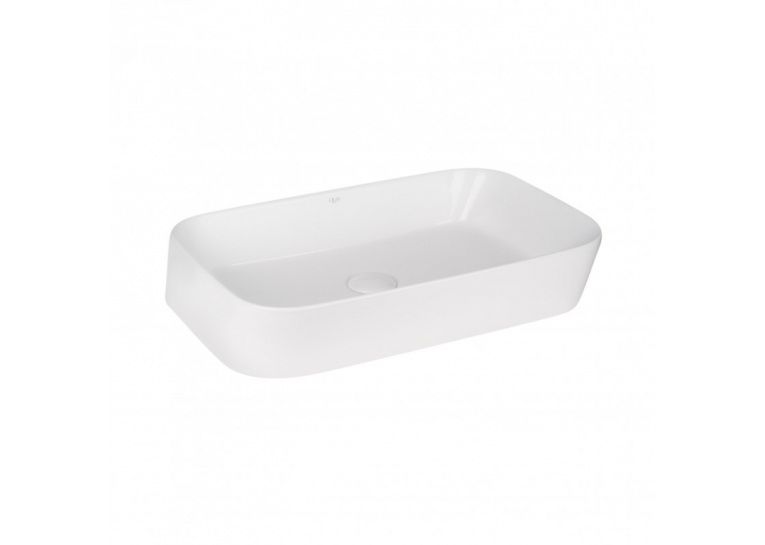 Раковина-чаша Qtap Scorpio 55x39x12 White с донным клапаном QT14112243W