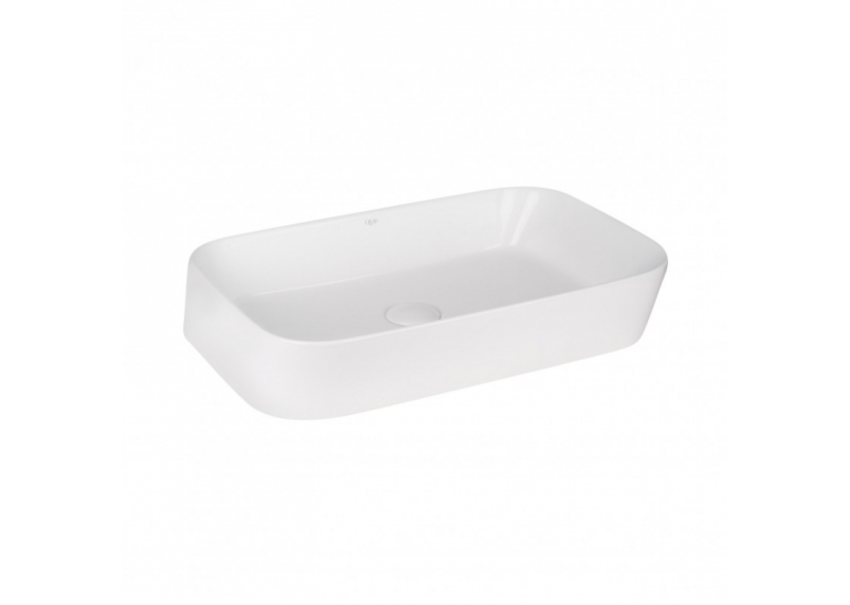Раковина-чаша Qtap Scorpio 55x39x12 White с донным клапаном QT14112243W