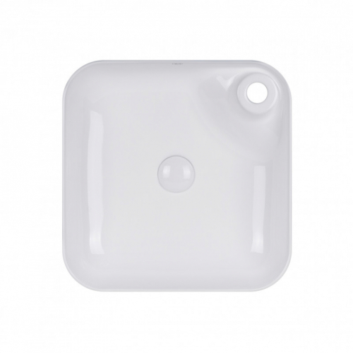 Раковина-чаша Qtap Stork 43x43x12 White с донным клапаном QT15112194W