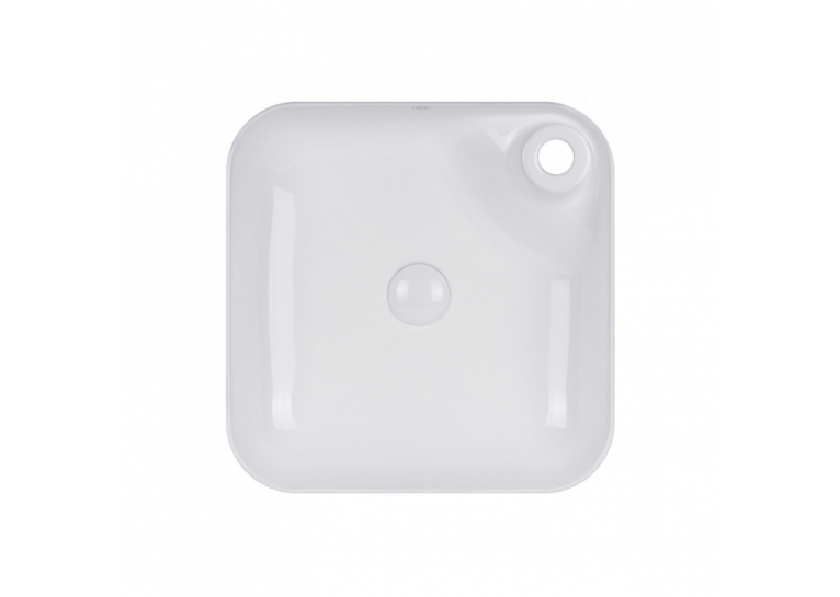  Раковина-чаша Qtap Stork 43x43x12 White з донним клапаном QT15112194W