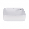 Раковина-чаша Qtap Stork 43x43x12 White с донным клапаном QT15112194W