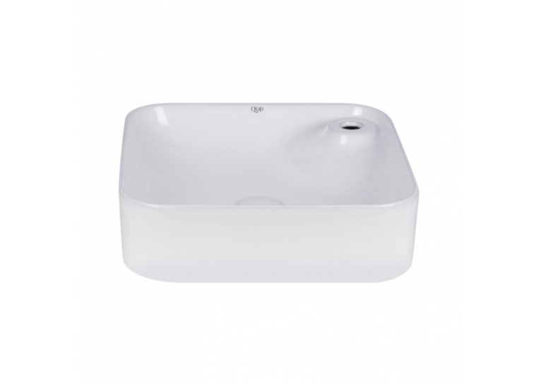  Раковина-чаша Qtap Stork 43x43x12 White з донним клапаном QT15112194W