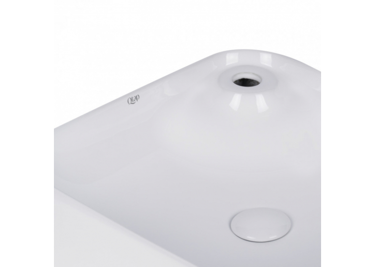 Раковина-чаша Qtap Stork 43x43x12 White с донным клапаном QT15112194W