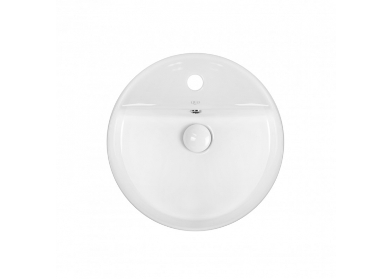 Раковина-чаша Qtap Swan 42x42x14,5 White с донным клапаном QT1611A051TW