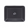  Раковина-чаша Qtap Tern 47,5x37x14 Matt black з донним клапаном QT172074MBMB