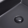  Раковина-чаша Qtap Tern 47,5x37x14 Matt black з донним клапаном QT172074MBMB
