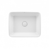 Раковина-чаша Qtap Tern 47,5x37x14 White с донным клапаном QT17112074W