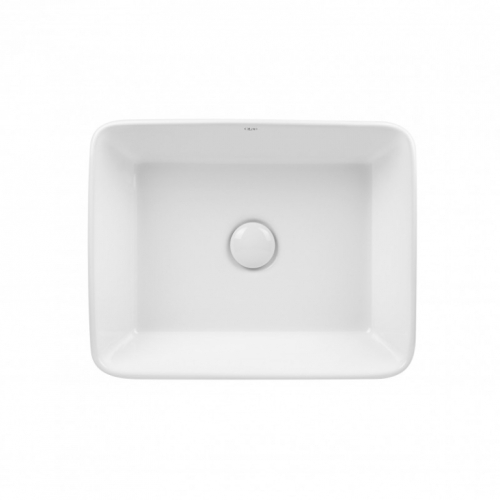 Раковина-чаша Qtap Tern 47,5x37x14 White с донным клапаном QT17112074W