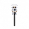 Раковина-чаша Qtap Tern 47,5x37x14 White с донным клапаном QT17112074W