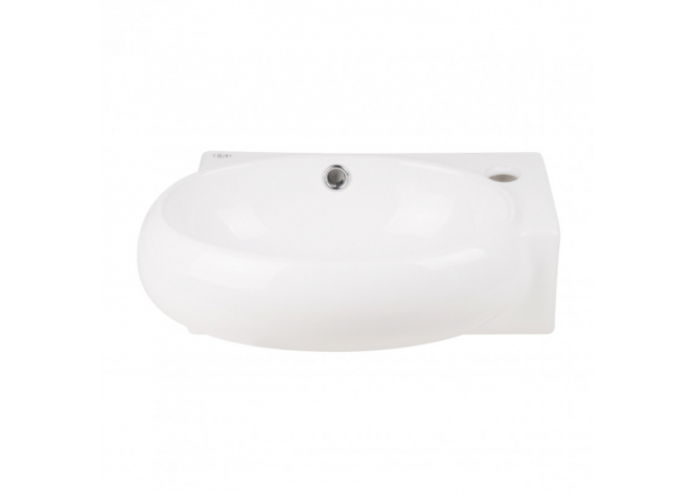  Раковина Qtap Leo 43x29x14 White з донним клапаном QT11115011RW