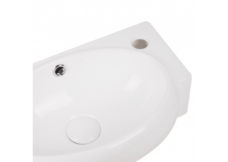  Раковина Qtap Leo 43x29x14 White з донним клапаном QT11115011RW
