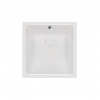 Раковина Qtap Stork 44x34x19 White с донным клапаном QT15116086W