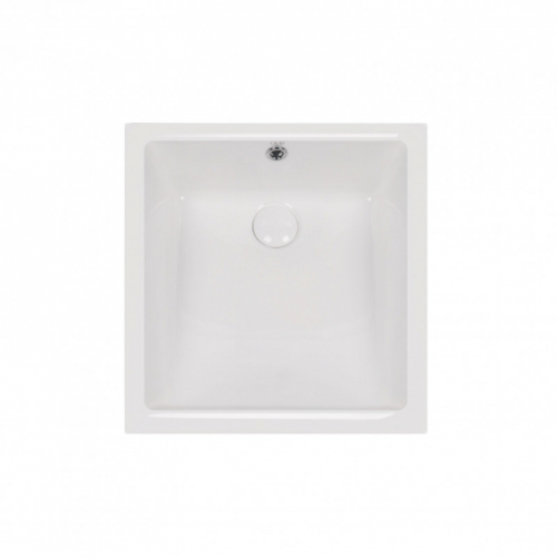 Раковина Qtap Stork 44x34x19 White з донним клапаном QT15116086W