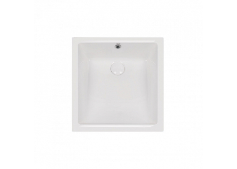 Раковина Qtap Stork 44x34x19 White с донным клапаном QT15116086W