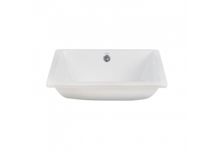 Раковина Qtap Stork 44x34x19 White с донным клапаном QT15116086W