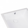 Раковина Qtap Stork 44x34x19 White с донным клапаном QT15116086W