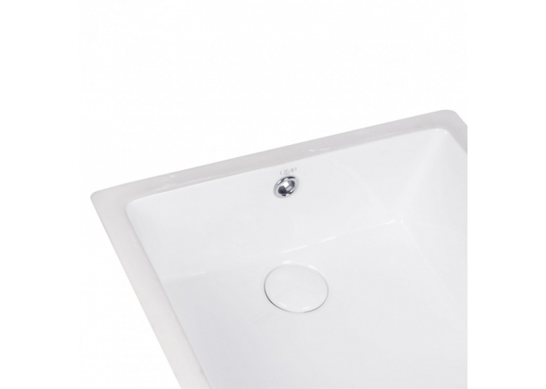 Раковина Qtap Stork 44x34x19 White с донным клапаном QT15116086W