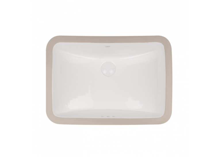 Раковина Qtap Stork 53x37x20 White с донным клапаном QT15116032W