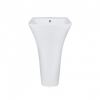  Раковина моноблок Qtap Crow 45x43,5x83,5 White з донним клапаном QT0511G315W