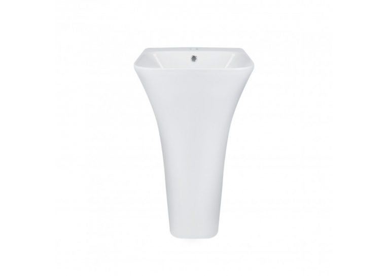  Раковина моноблок Qtap Crow 45x43,5x83,5 White з донним клапаном QT0511G315W