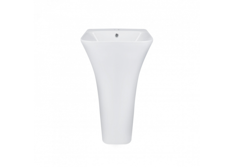  Раковина моноблок Qtap Crow 45x43,5x83,5 White з донним клапаном QT0511G315W