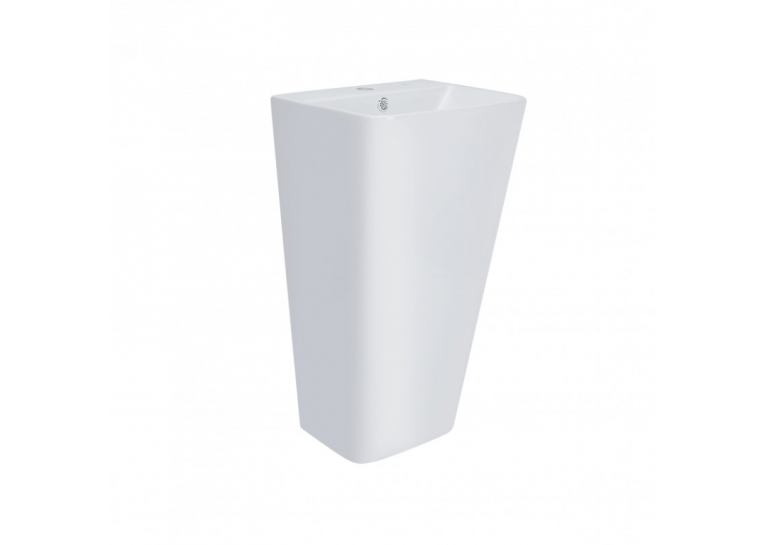  Раковина підлогова моноблок Qtap Tern 44x38x83 White з донним клапаном QT1711G302W