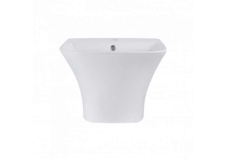  Раковина підвісна моноблок Qtap Crow 50x40x38,5 White з донним клапаном QT0511G815W