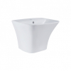  Раковина підвісна моноблок Qtap Crow 50x40x38,5 White з донним клапаном QT0511G815W