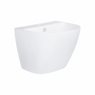 Раковина подвесная моноблок Qtap Leo 54x45x43 White с донным клапаном QT111101GW