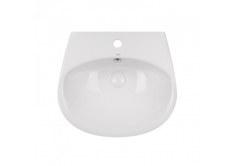  Раковина підвісна моноблок Qtap Virgo 55x43x40 White з донним клапаном QT1811037GW