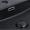  Раковина Qtap Nando LT 50x42x12 Matt black з донним клапаном QT12112173SMBMB