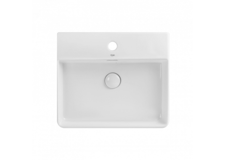  Раковина Qtap Nando LT 50x42x12 White з донним клапаном QT12112173SW