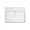 Раковина Qtap Nando LT 60x42x12 White с донным клапаном QT12112173W