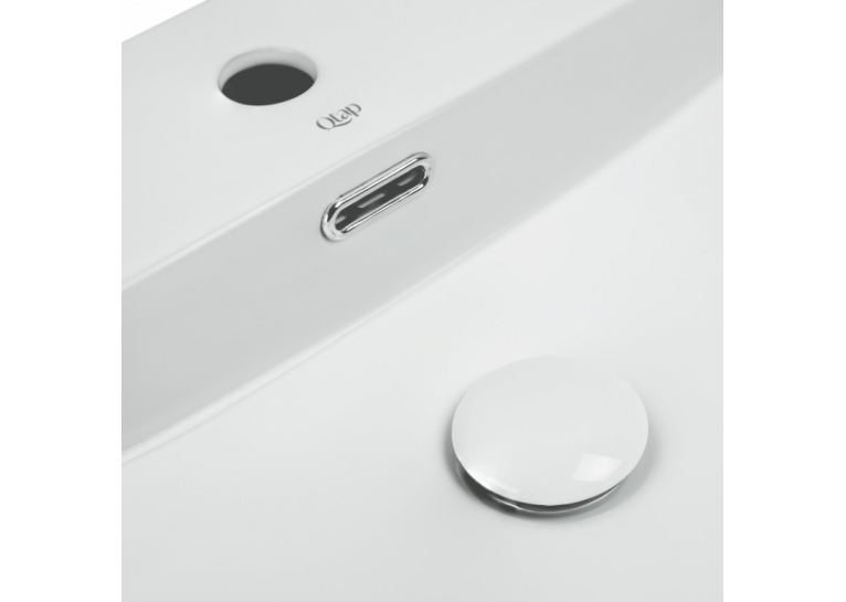  Раковина Qtap Nando LT 60x42x12 White з донним клапаном QT12112173W