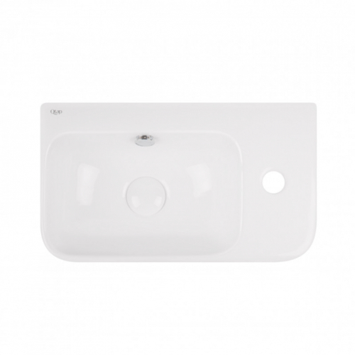 Раковина Qtap Tern 45x26x15,5 White з донним клапаном QT17115117RW