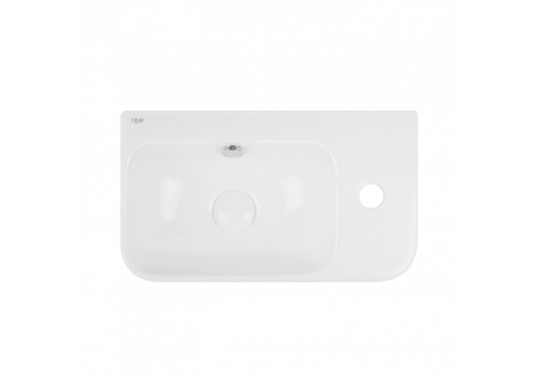  Раковина Qtap Tern 45x26x15,5 White з донним клапаном QT17115117RW