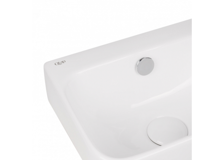  Раковина Qtap Tern 45x26x15,5 White з донним клапаном QT17115117RW