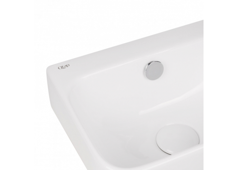  Раковина Qtap Tern 45x26x15,5 White з донним клапаном QT17115117RW