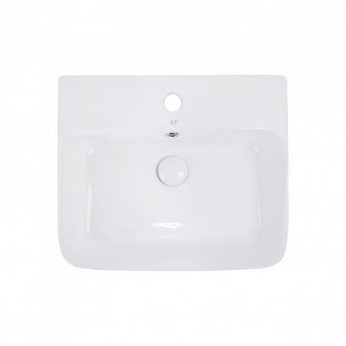 Раковина Qtap Virgo 48,5x41x12,5 White з донним клапаном QT18112258W