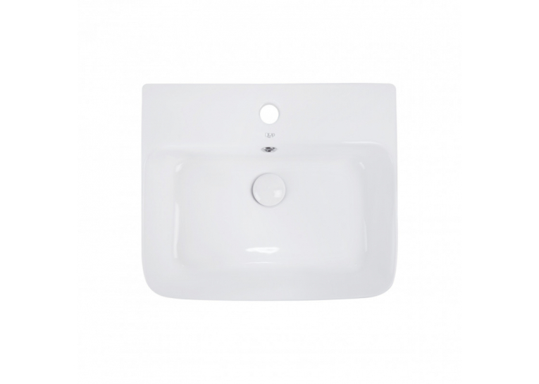  Раковина Qtap Virgo 48,5x41x12,5 White з донним клапаном QT18112258W