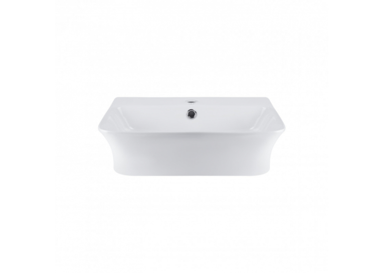 Раковина Qtap Virgo 48,5x41x12,5 White с донным клапаном QT18112258W