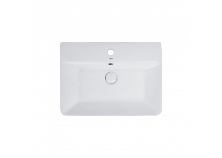 Раковина Qtap Virgo 60x42x14 White с донным клапаном QT18112253W