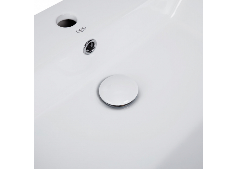 Раковина Qtap Virgo 60x42x14 White с донным клапаном QT18112253W