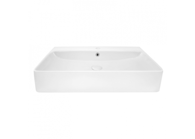  Раковина Qtap Nando 71x42,5x13,5 White з донним клапаном QT1211K427W