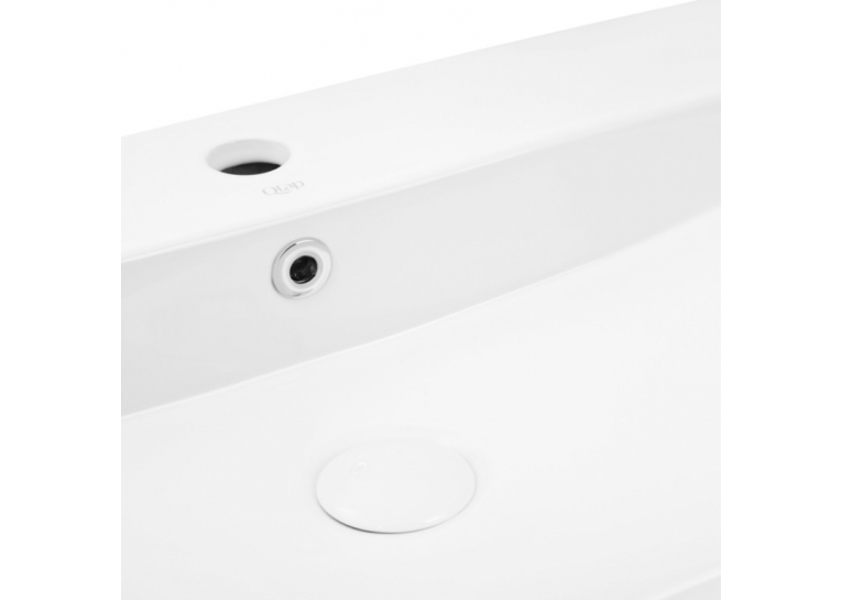  Раковина Qtap Nando 71x42,5x13,5 White з донним клапаном QT1211K427W